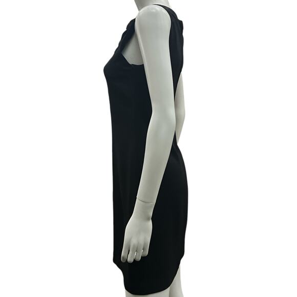 Sonia Rykiel Mini Dress Women’s Size 4 Neck Trim with Bow Detail in Black - Picture 2 of 5